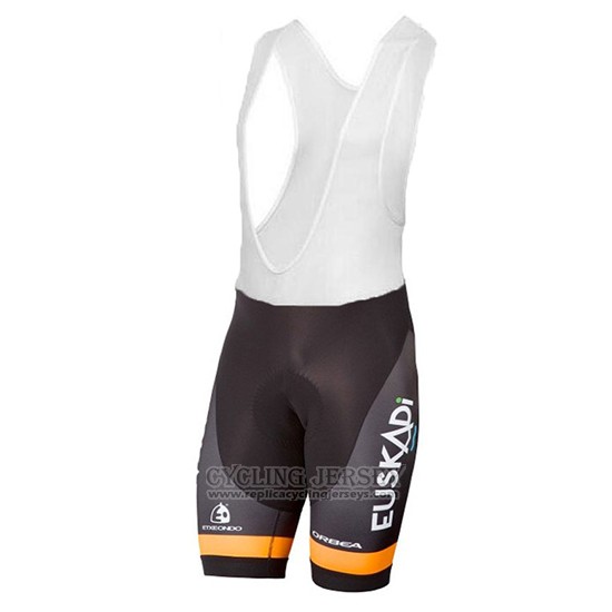 2018 Cycling Jersey Euskadi Orange Short Sleeve and Bib Short